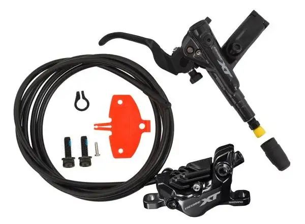 Shimano XT BR-M8120 hamulec tarczowy tylny - klocki N04C z chłodnicą