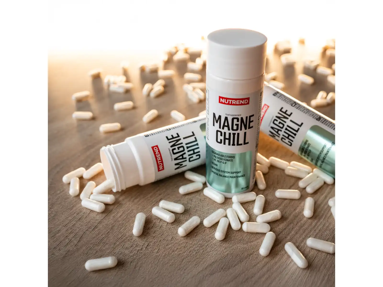 Nutrend Magnechill magnez bisglicynian z witaminą B6 90 kapsułek