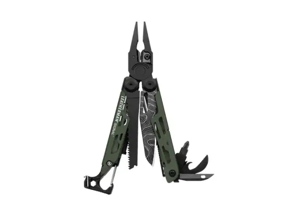 Leatherman Signal multitool Zielony Topo