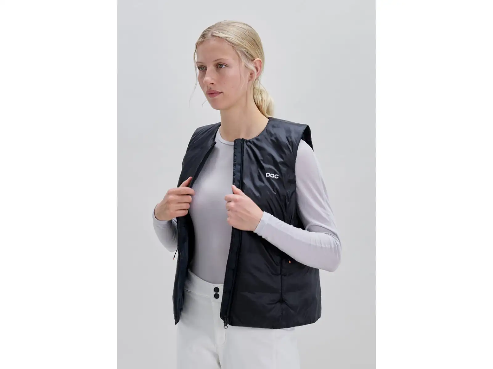 POC Lite Padded Vest damska ocieplana kamizelka Uranium Black