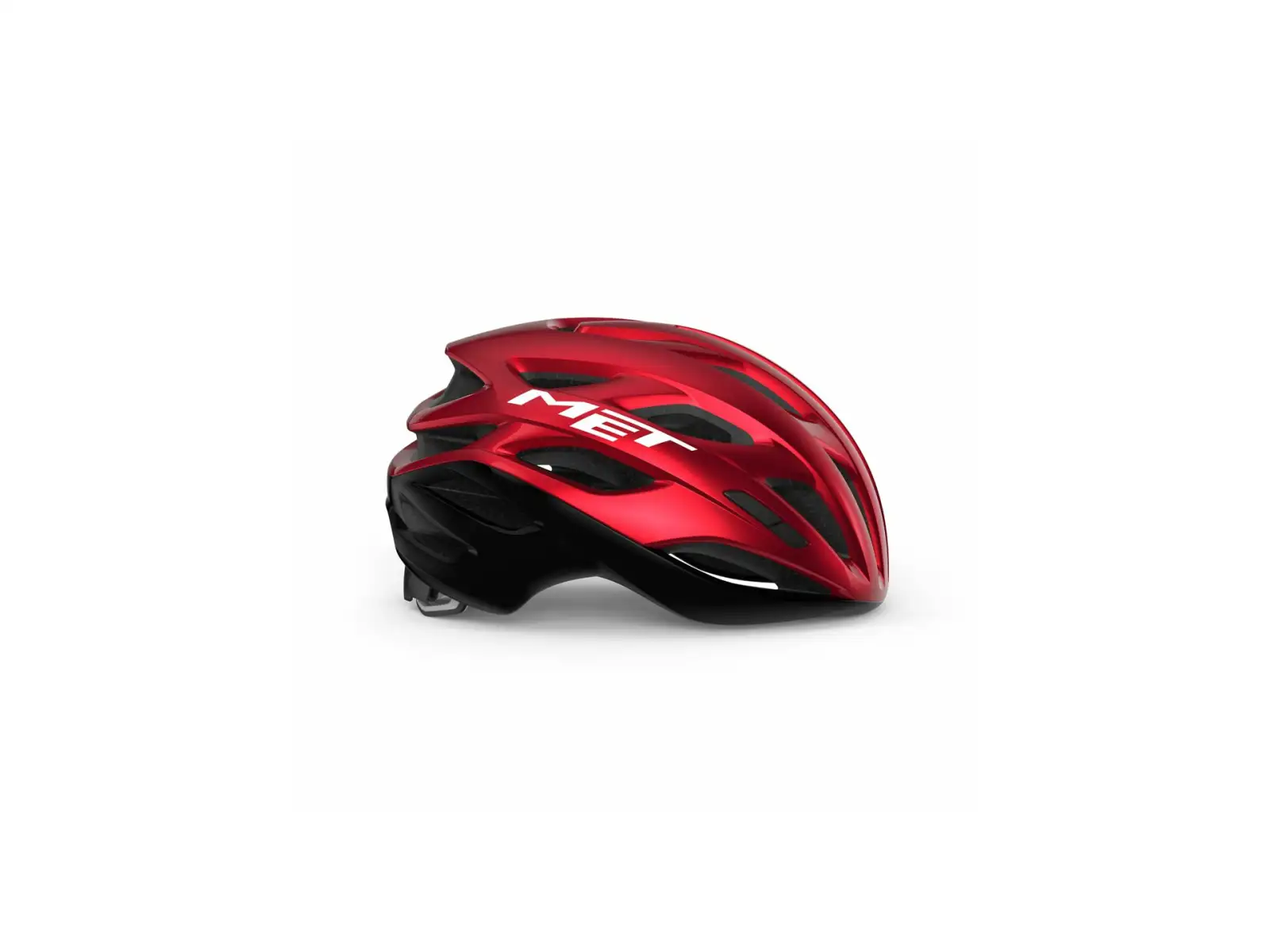 MET Estro MIPS kask czerwony/czarny metaliczny