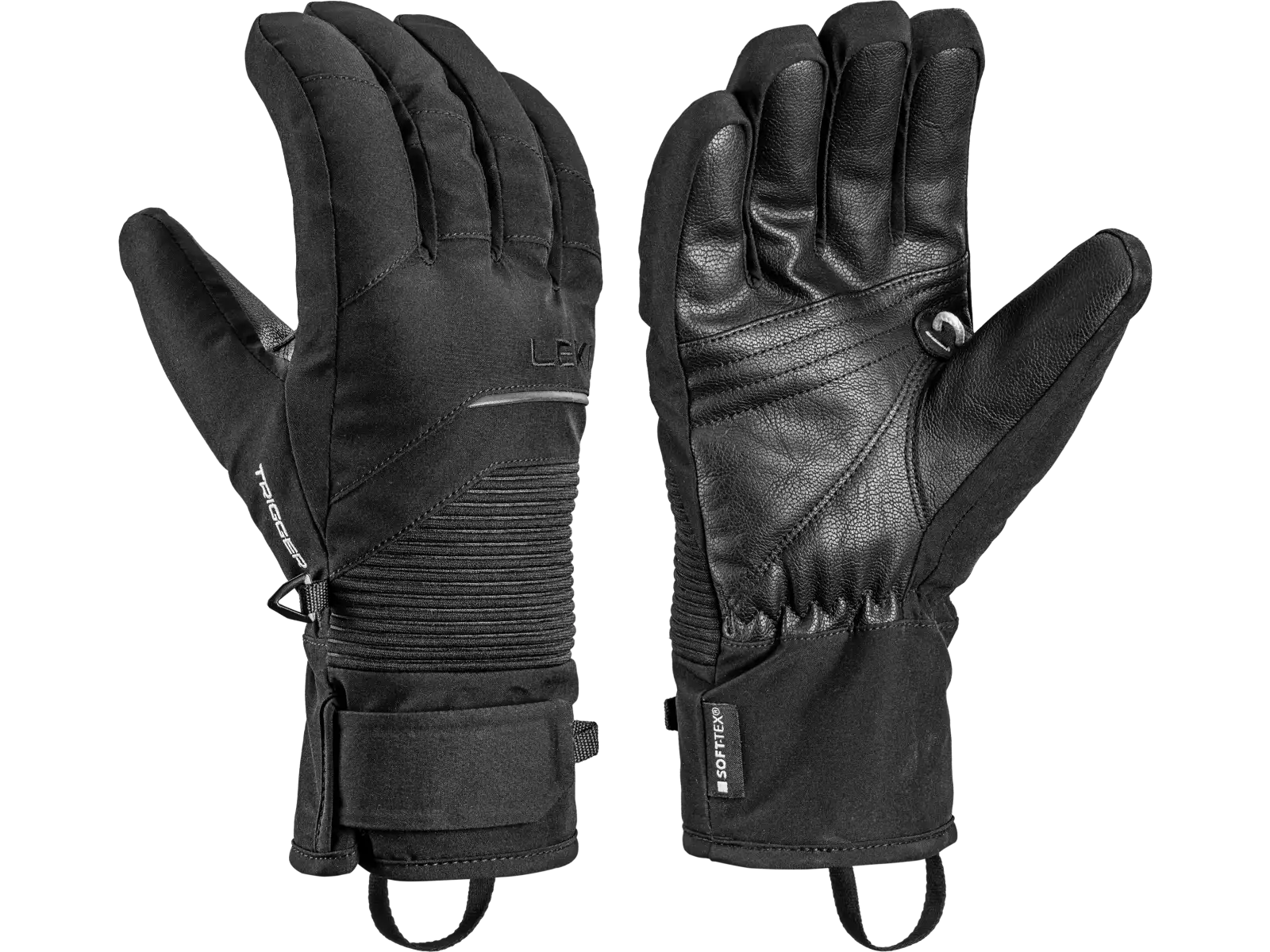 Leki Voltec TR rękawice zjazdowe Black