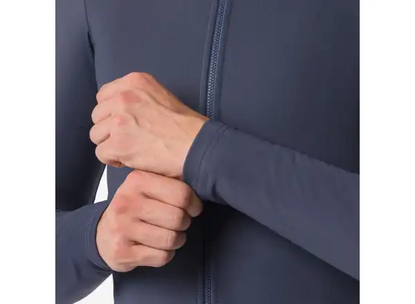 Castelli Espresso Thermal 2 męska koszulka długi rękaw Twilight blue