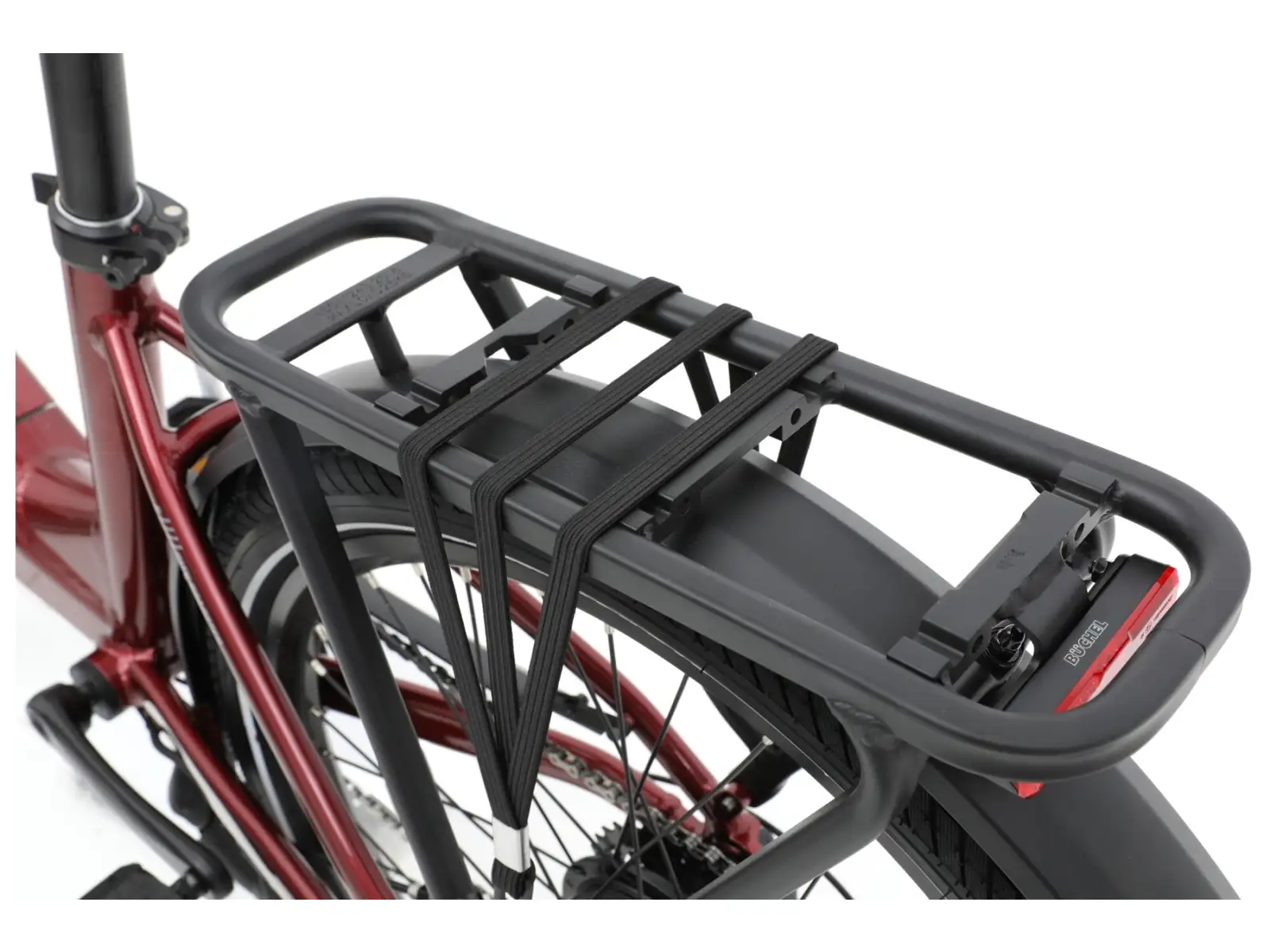 Apache Tanka 24 RX składany rower elektryczny 363 Wh S/M bordowy