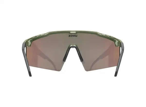 Uvex Flowline okulary słoneczne Olive Matt/Mirror Gold