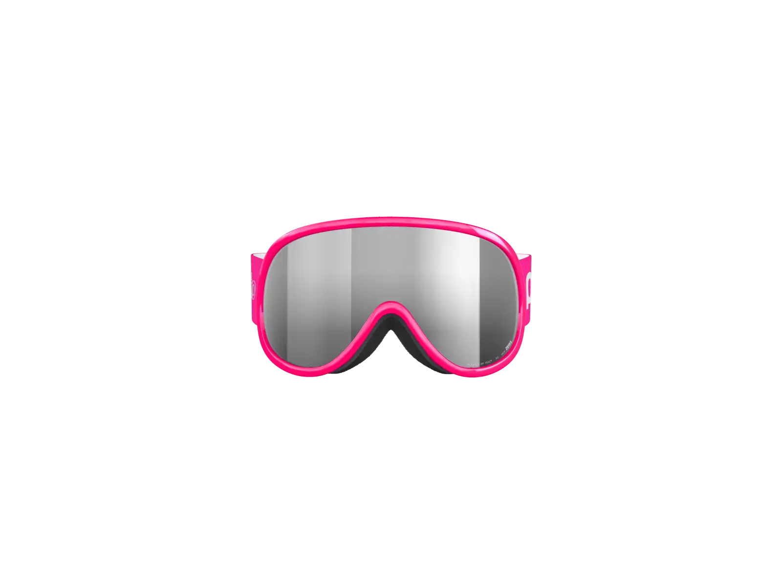 POC POCito Retina dziecięce gogle narciarskie Fluorescent Pink/Partly Sunny Silver