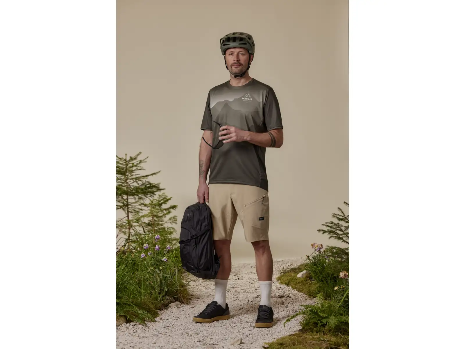 Maloja FuornM. męskie szorty Gravel