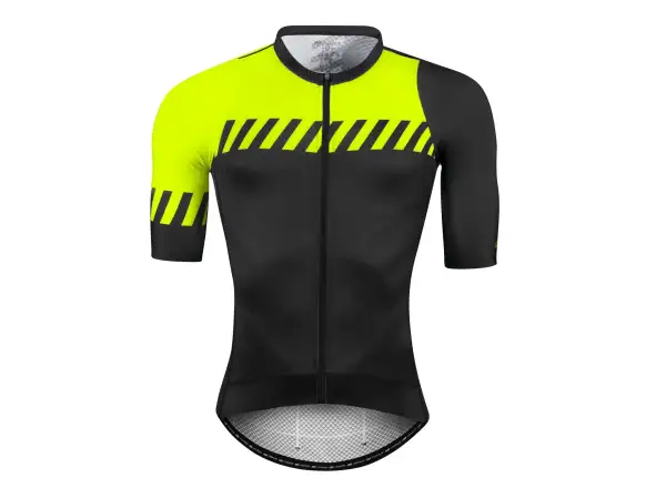 Force Fashion koszulka męska czarna-fluo