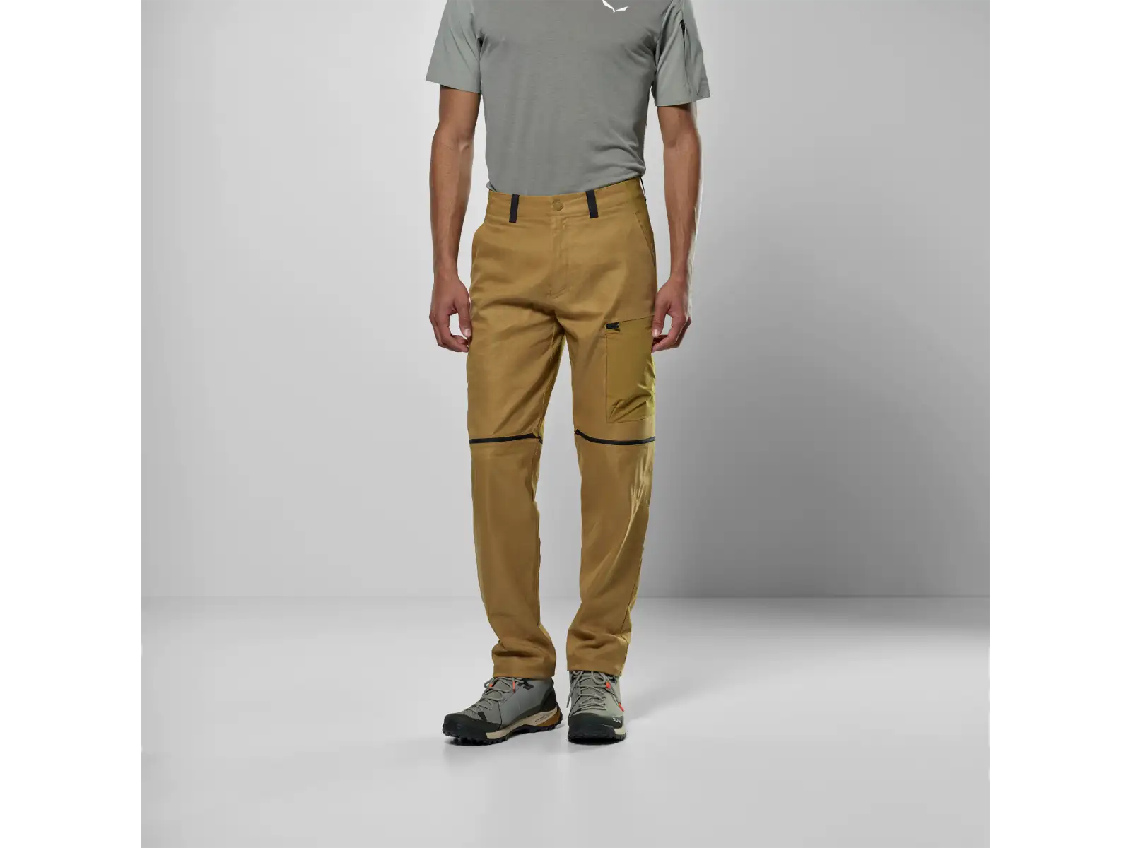 Salewa Puez Hemp/DST 2/1 męskie spodnie Golden Brown