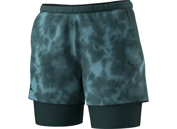Dynafit Trail Reflective 2w1 damskie spodenki do biegania Cinder