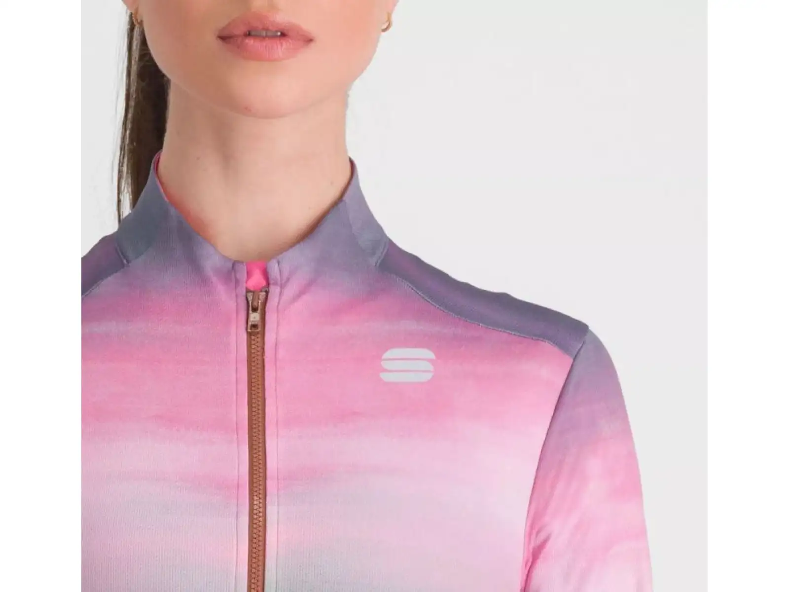 Sportful Flow Supergiara Thermal damski dres długi rękaw Cayenna Red/Pink
