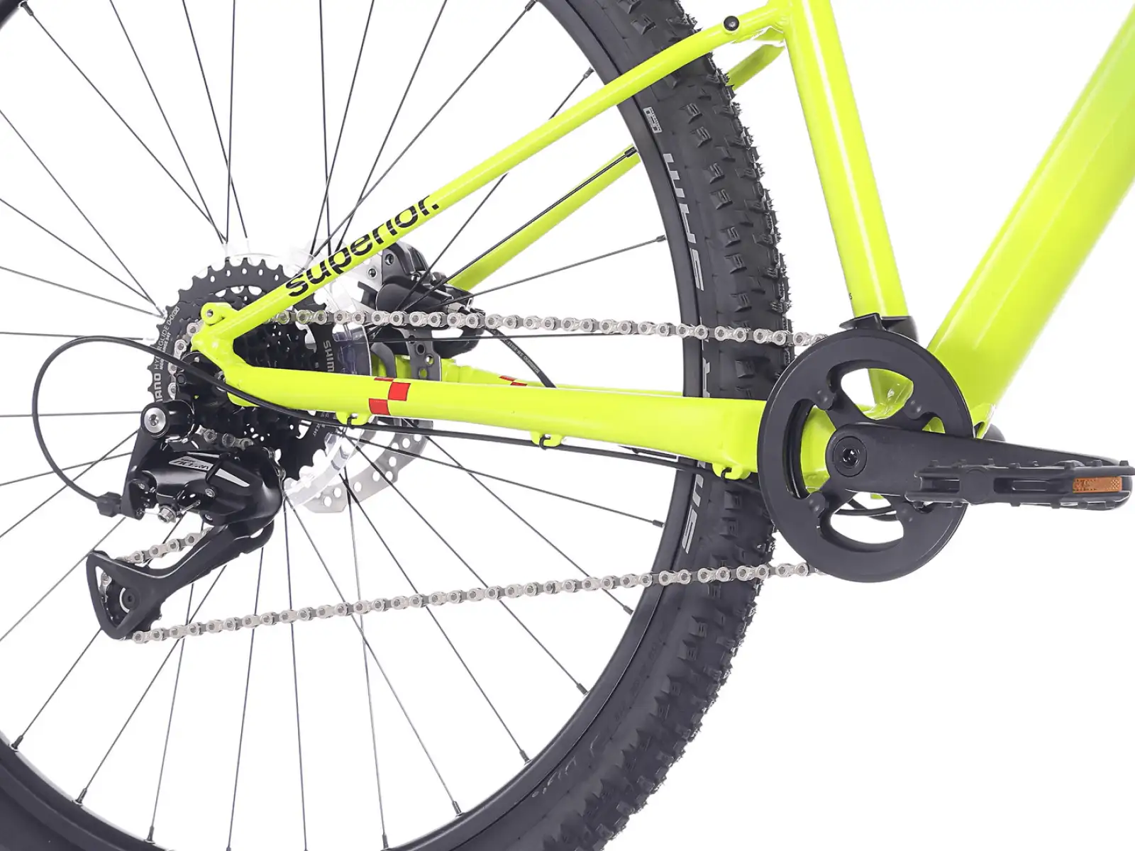 Superior RACER 27 rower dziecięcy Matte Radioactive Yellow