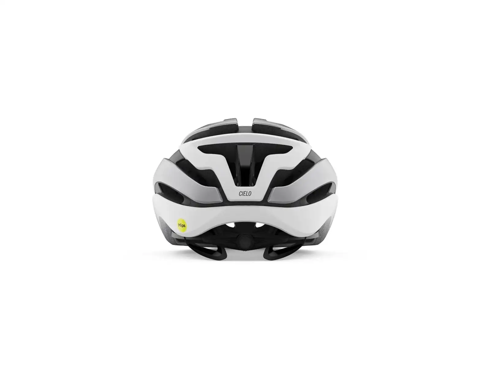 Giro Cielo MIPS kask Mat White/Silver Fade