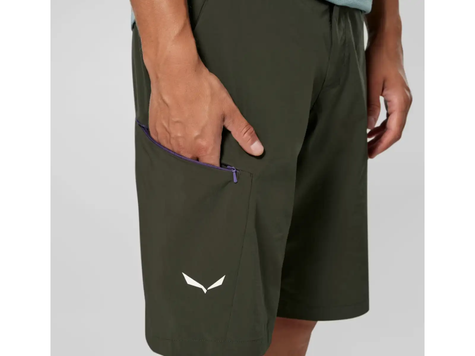 Salewa Pedroc 4 Durastrech Cargo męskie spodenki Dark Olive