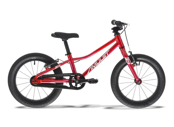 AMULET 16 Tomcat rower dziecięcy metallic red/silver