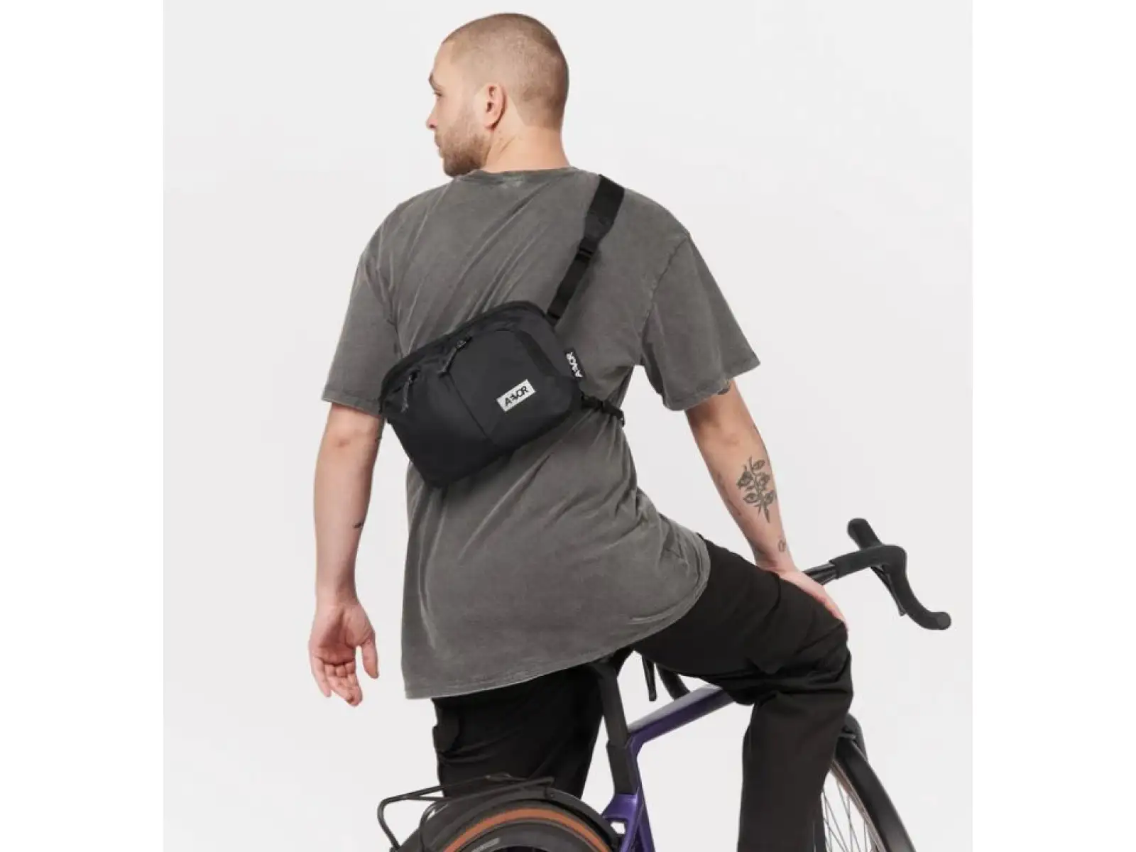 Aevor Sacoche torba na ramię 4 l Ripstop Black