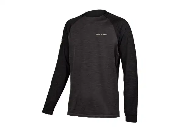 Endura SingleTrack męska koszulka z długim rękawem Pewter Grey