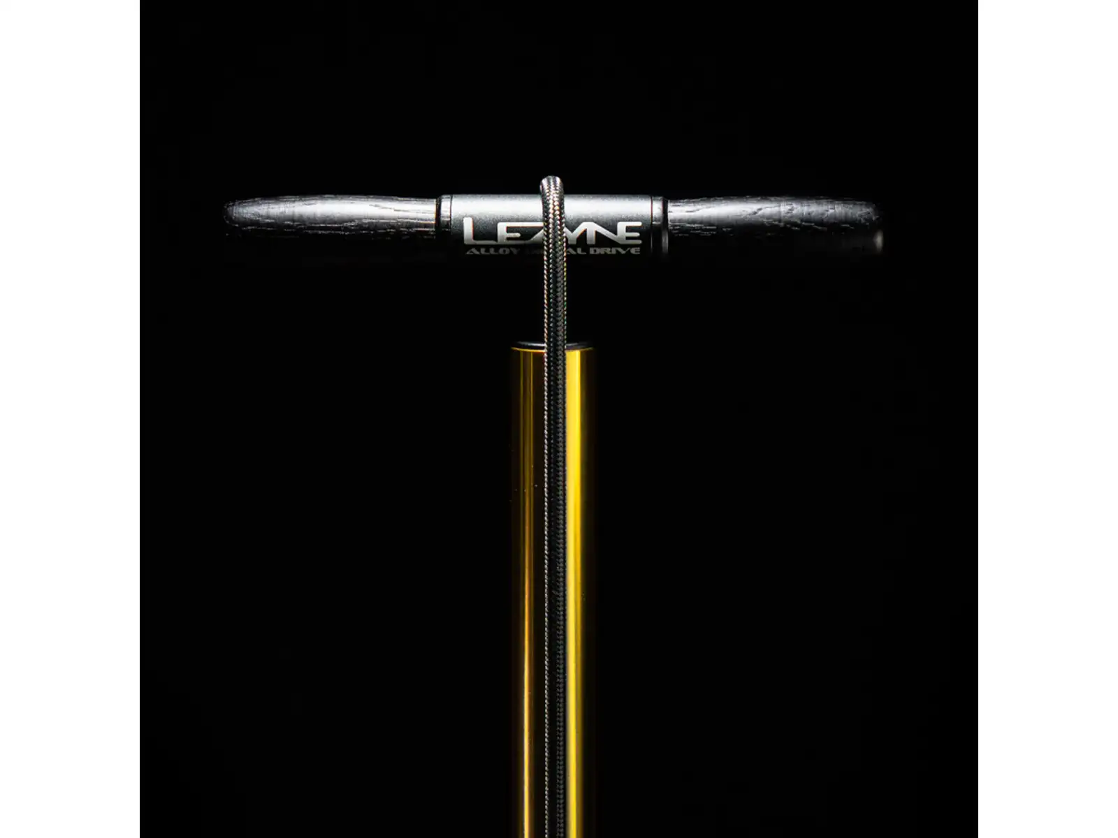 Lezyne 18K Digital Drive pompka warsztatowa GOLD/BLACK