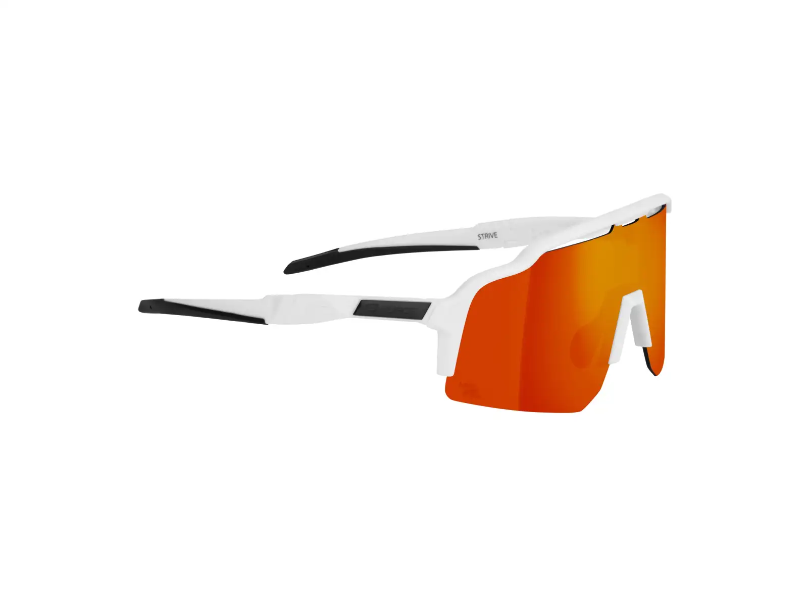 Force Strive okulary białe/czerwone lustrzane szkło