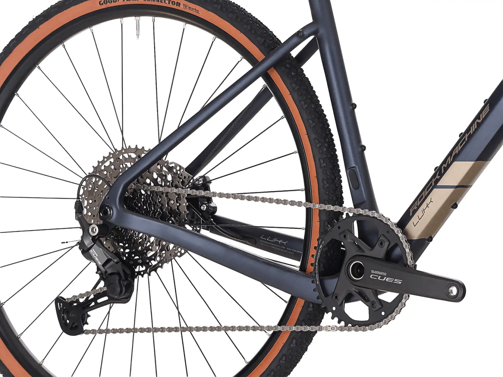 Rock Machine Lukk Cr 30 gravel rower Matte Deep Ocean Blue