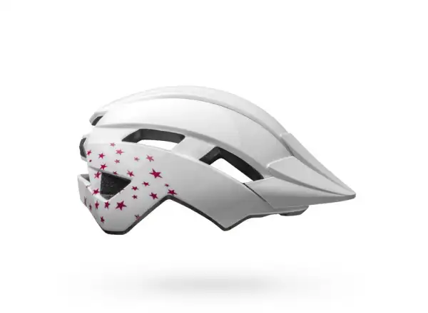 Bell Sidetrack II Youth kask dziecięcy White Stars