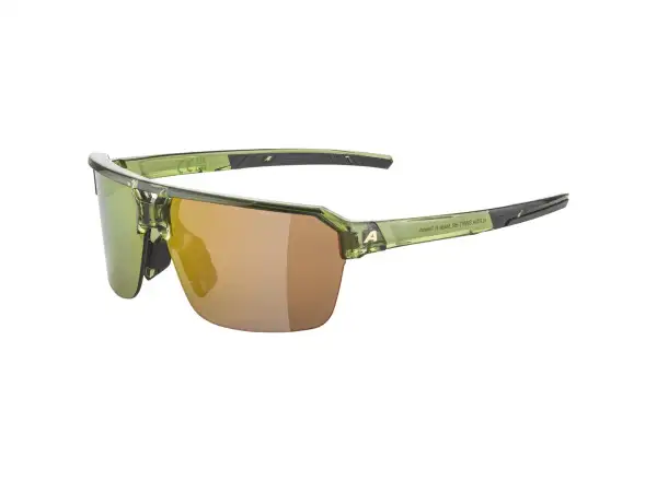 Alpina Swift HR okulary Green Transparent Gloss