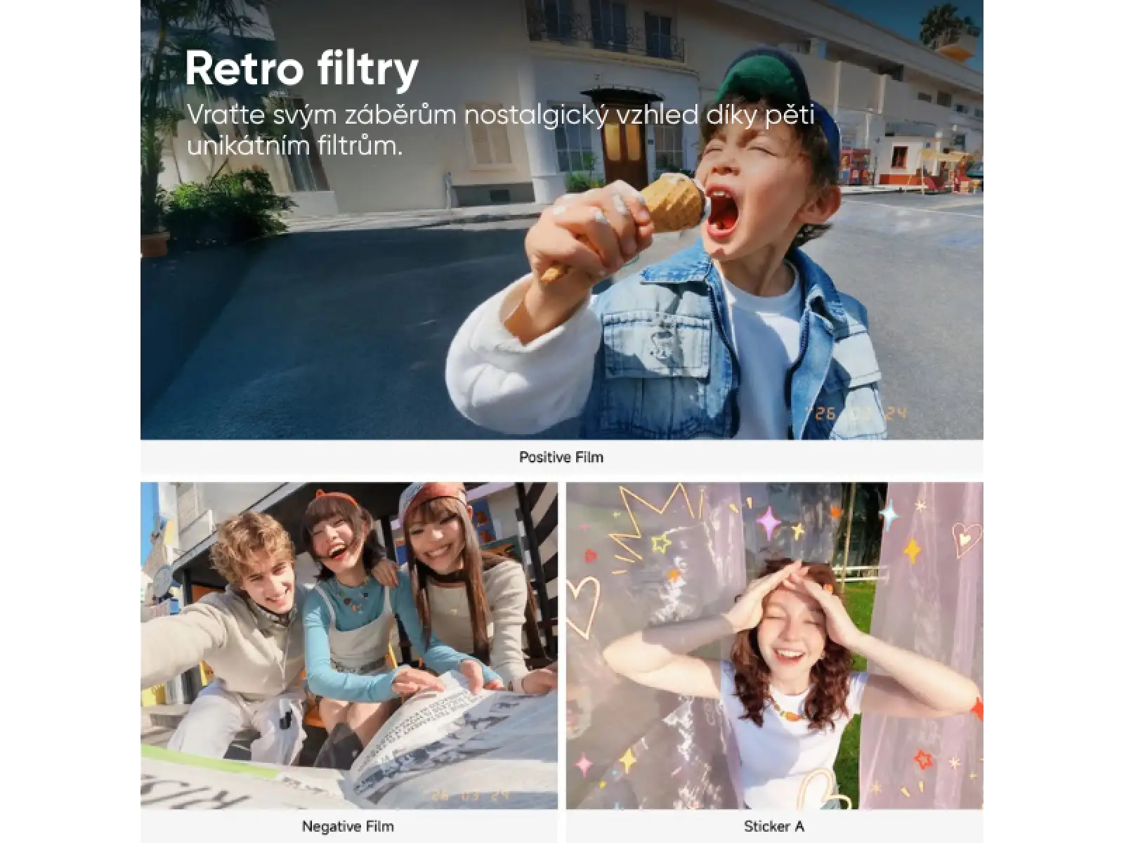 Insta360 GO 3S kamera Retro bundle 128 GB edycja specjalna biała