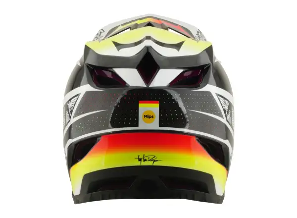Troy Lee Designs D4 Carbon MIPS kask Lined up Black