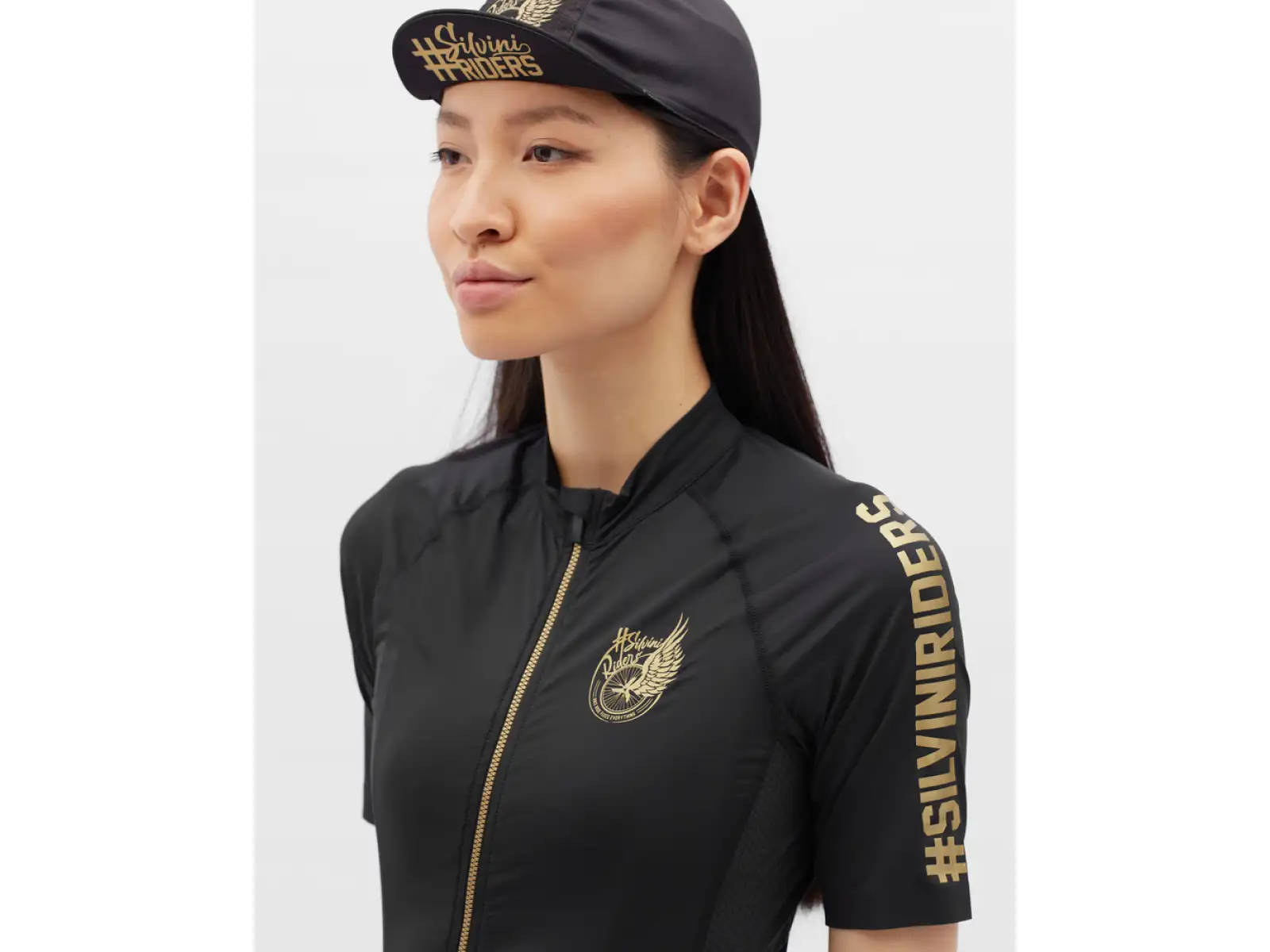 Silvini Mottolina damski dres krótki rękaw Black/Gold