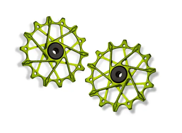 Garbaruk kółka przerzutki do Shimano 12 spd. 14 +14T Green