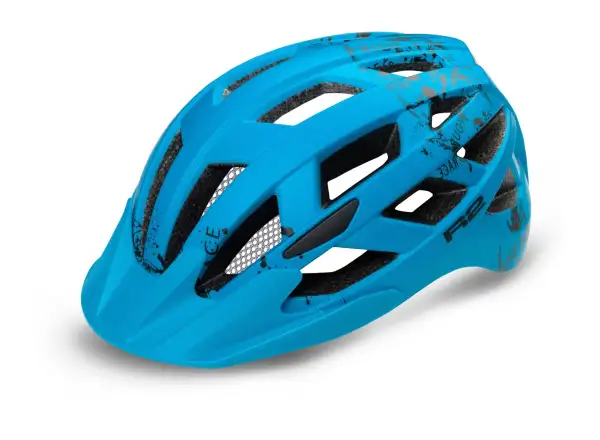 R2 Lumen Junior dziecięcy kask modrá/černá/matná