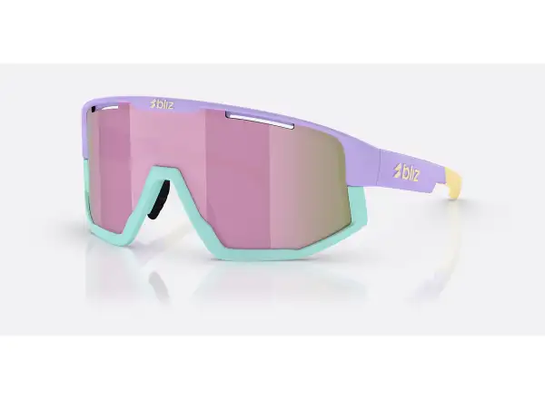 Bliz Fusion Small okulary przeciwsłoneczne Matt Pastel Purple/Brown&Rose Mirror