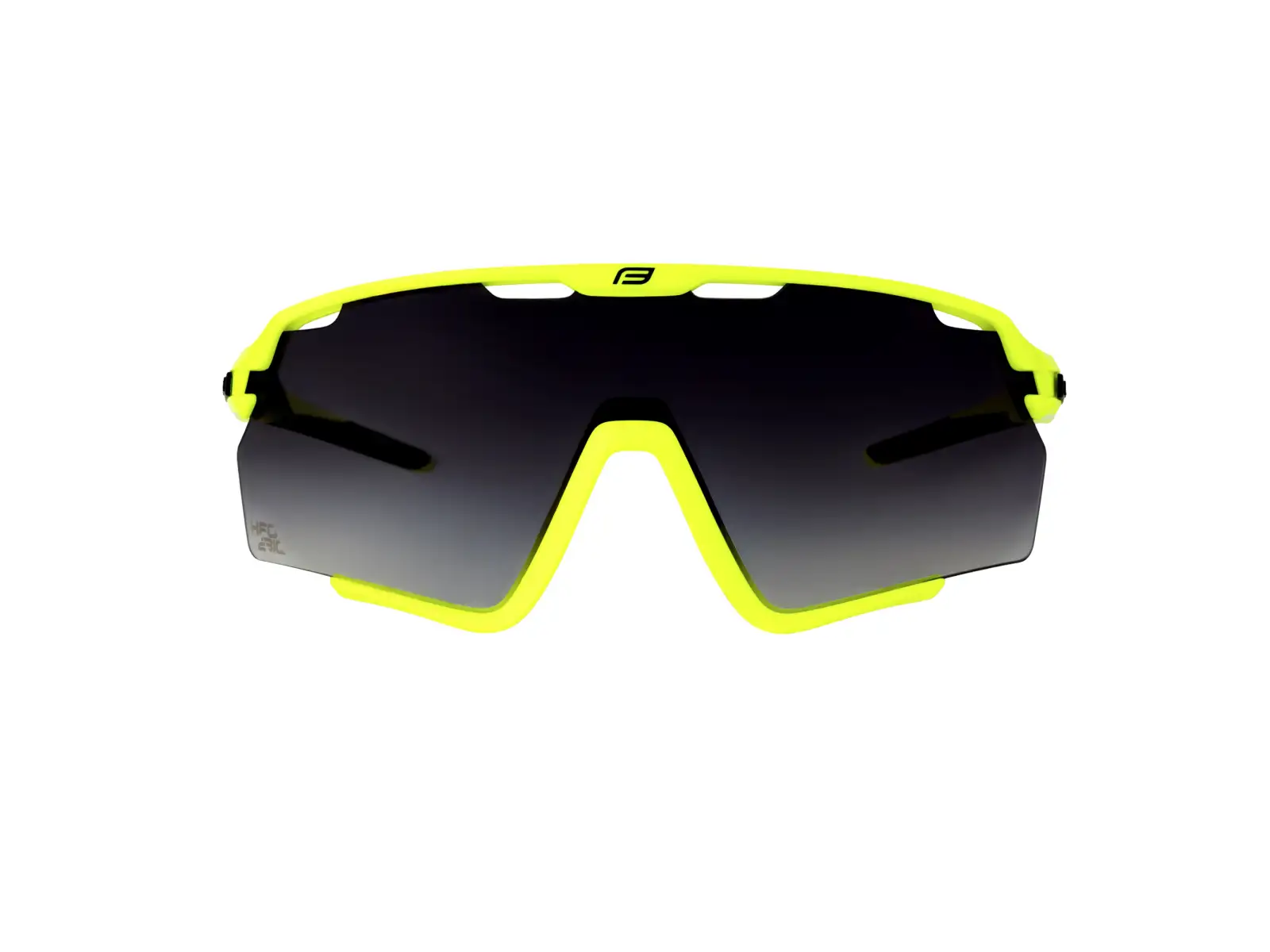 Force Cyclone okulary czarno-fluo/czarna przejściowa szyba