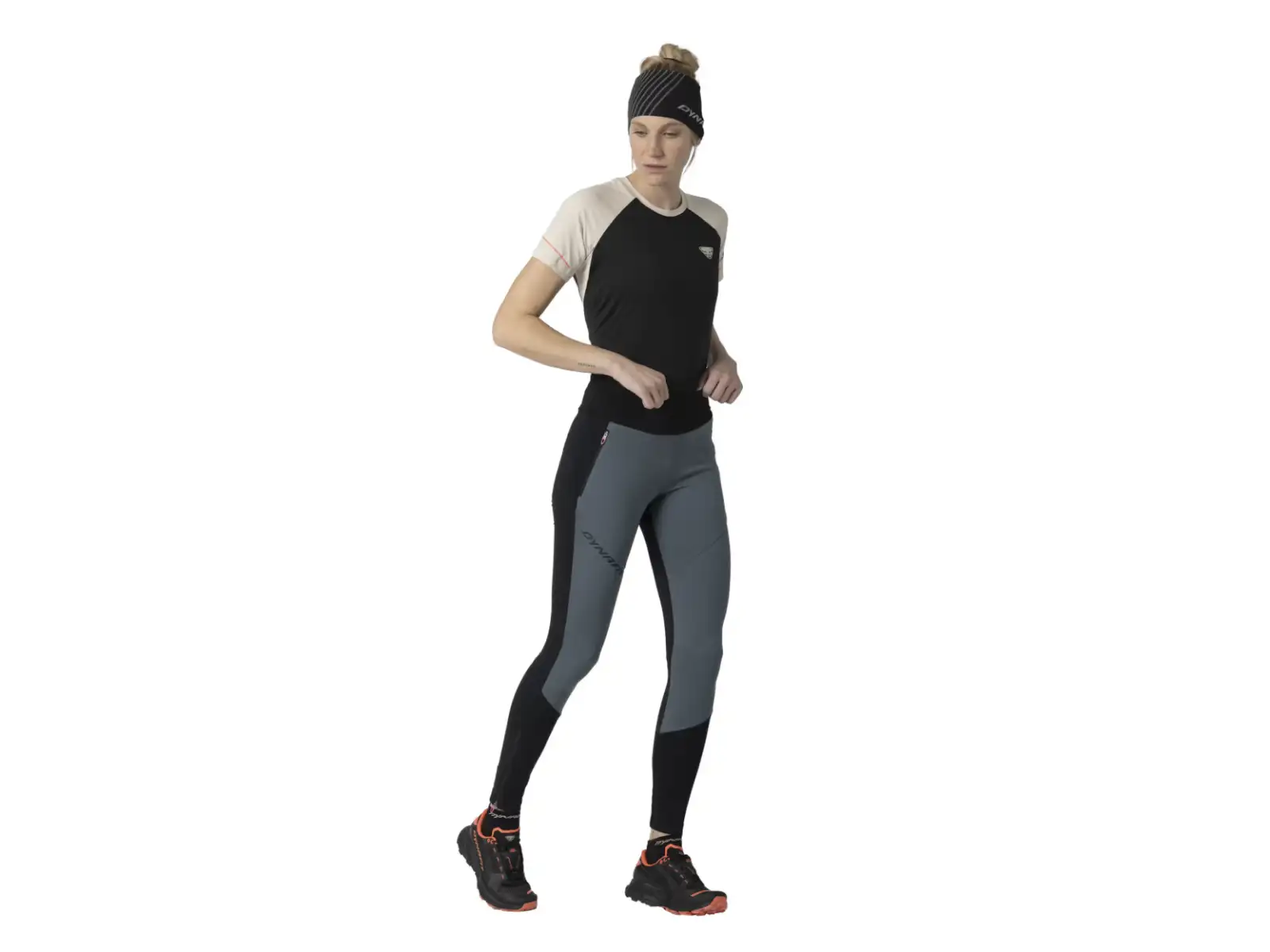 Dynafit Alpine Softshell Hybrid damskie spodnie biegowe Cinder