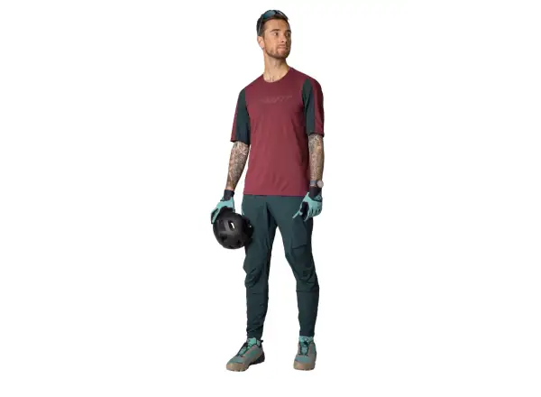 Dynafit Ride męska koszulka z krótkim rękawem Burgundy