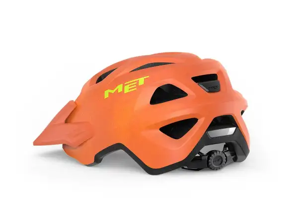 MET Eldar kask rowerowy pomarańczowy matowy rozmiar UNI