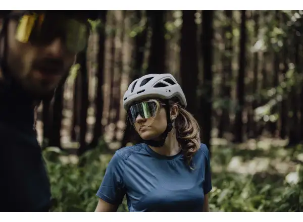 Force Ibex Mtb kask beżowy matowy