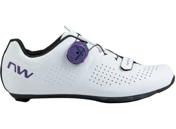 Northwave Storm Carbon damskie szosowe buty rowerowe White/Dark Purple