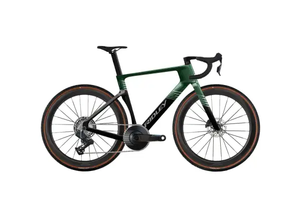 Ridley KANZO Fast 2.0 Force XPLR rower gravel Stellar Green/UD Carbon/Silver