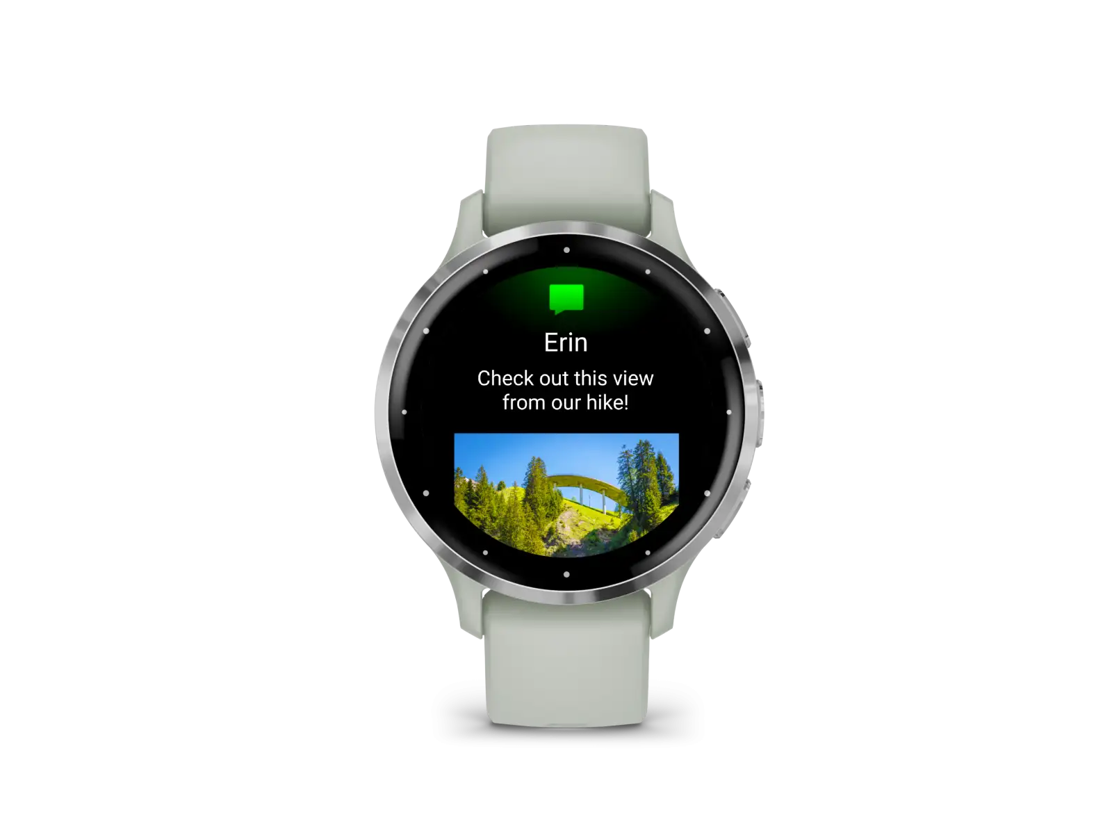 Garmin Venu 3S inteligentny zegarek Silver/Sage Grey