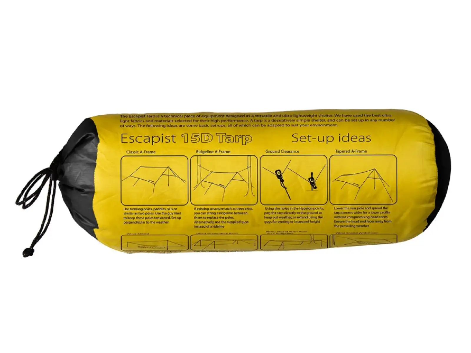 Sea to Summit Escapist 15D Tarp Large plandeka schronienie Lime
