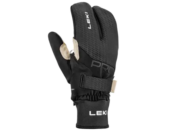 Leki PRC Premium ThermoPlus Shark Lobster rękawice biegowe Black-Sand