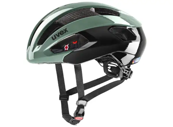 Uvex Rise kask Moss Green/Black