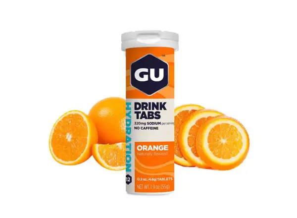 GU Hydration Drink Tabs tabletki musujące Orange 54 g