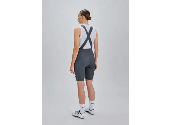 POC Raceday damskie spodenki z wkładką i szelkami Sylvanite Grey