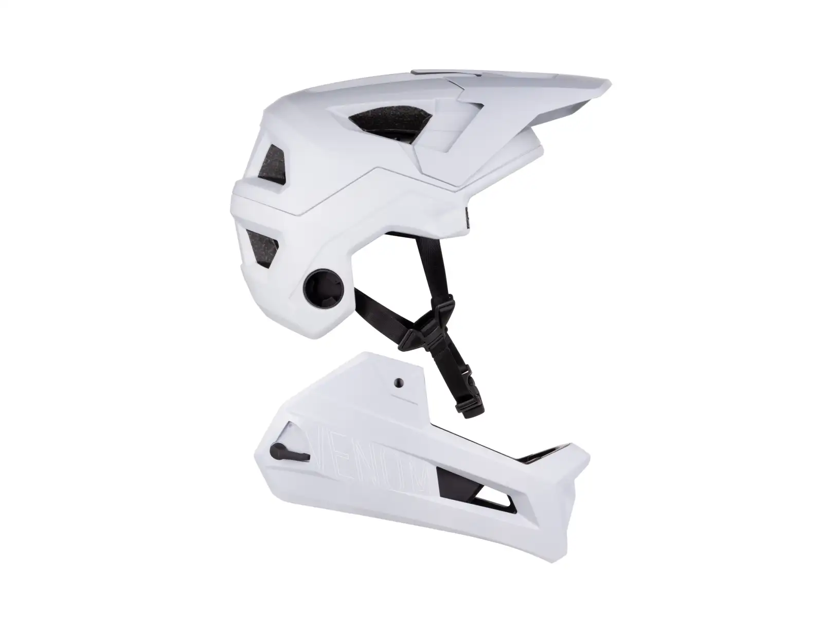Force Venom downhill kask szara