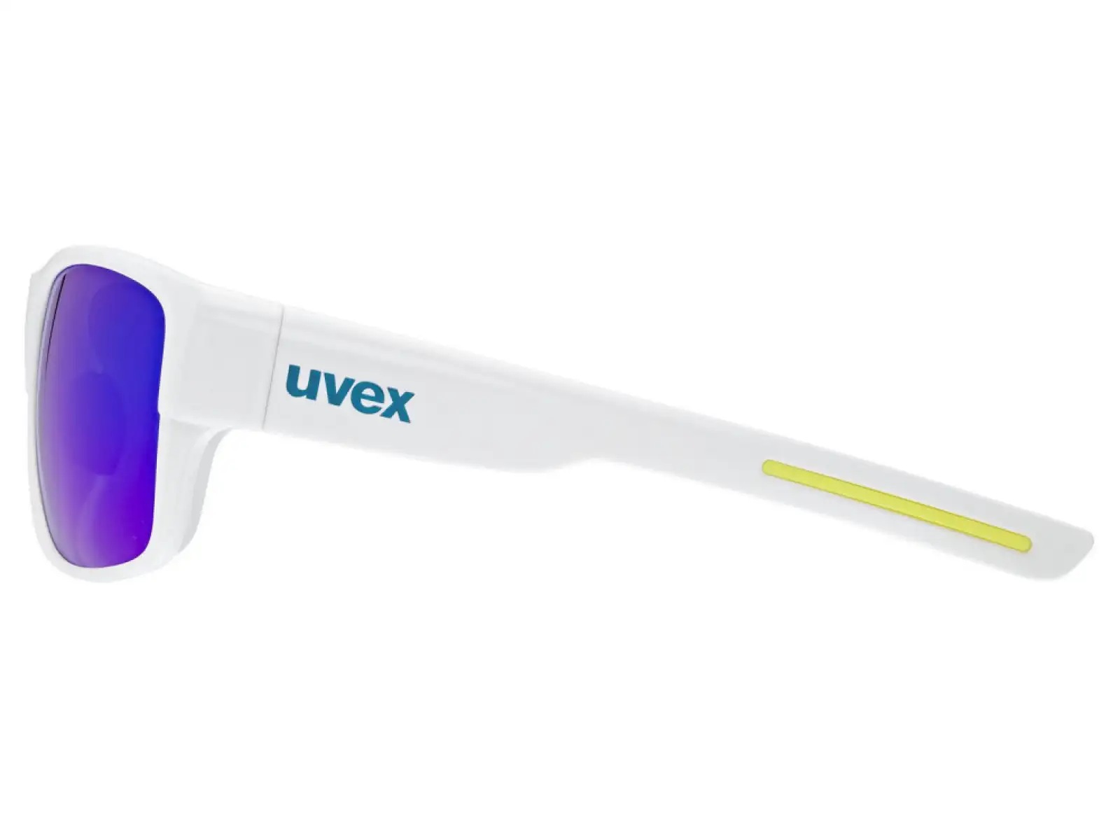 Uvex ESNTL Urban okulary White Matt/Mirror Blue