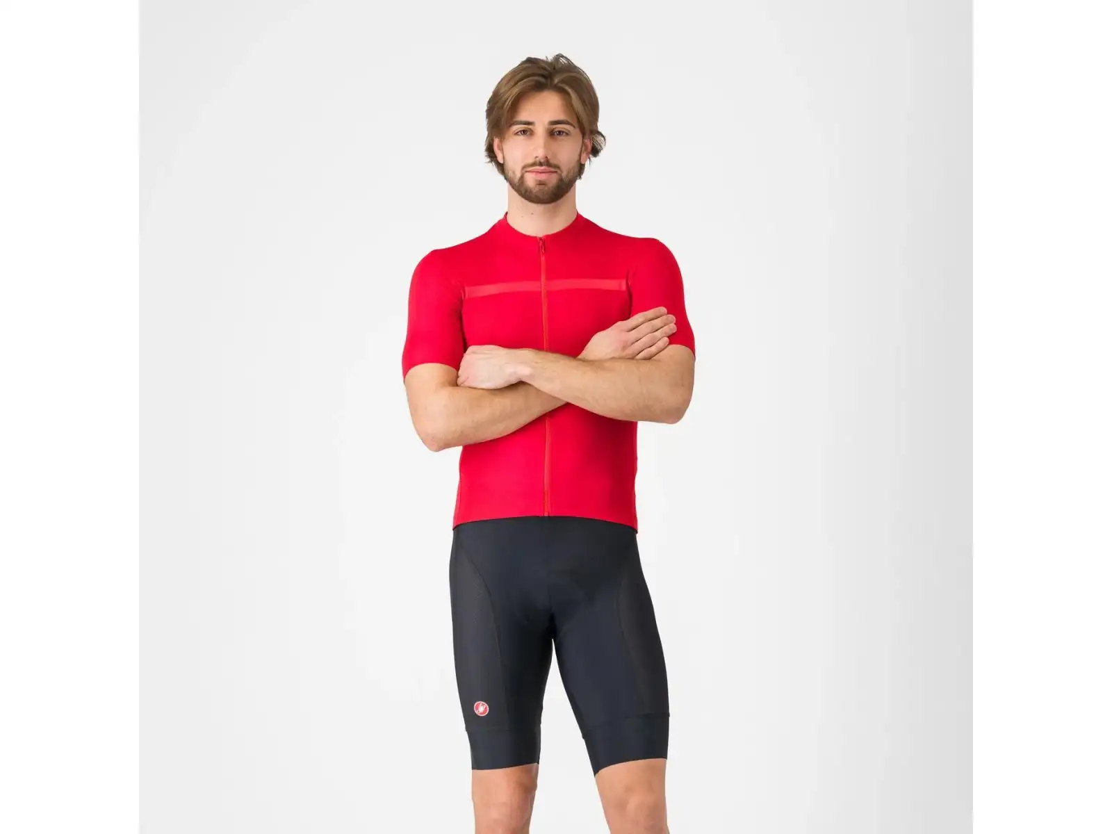 Castelli Competizione 2 męskie szorty z wkładką i szelkami Black