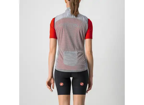 Castelli Aria damska kamizelka Silver Gray