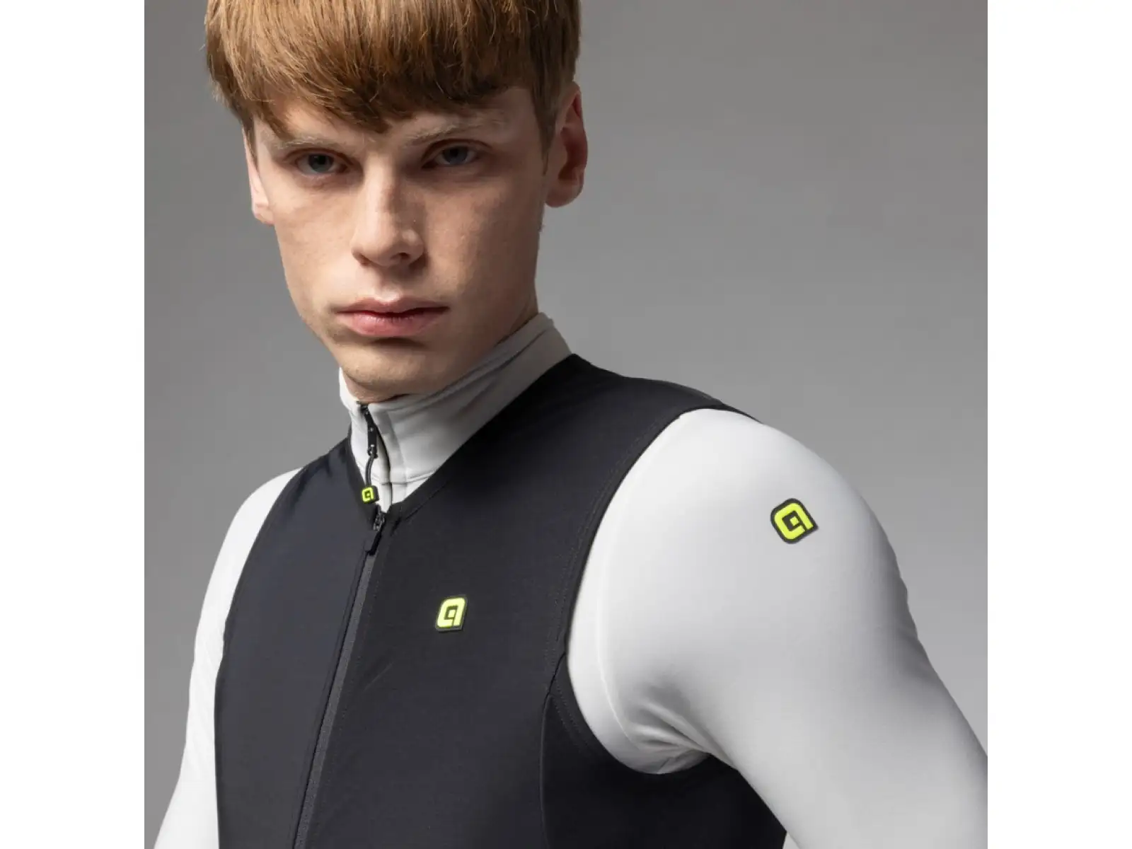 Alé PR-E Thermo 2.0 męska kamizelka rowerowa Black